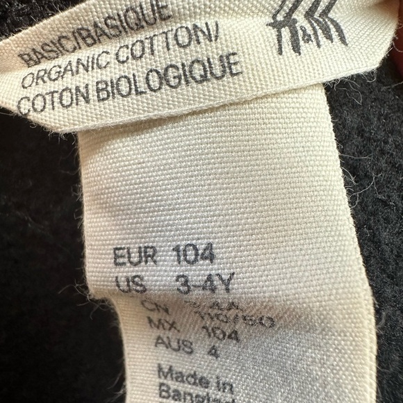 H&M Basic Organic Cotton Black & Navy Leggings Bundle Size 3-4 yrs - Picture 6 of 6